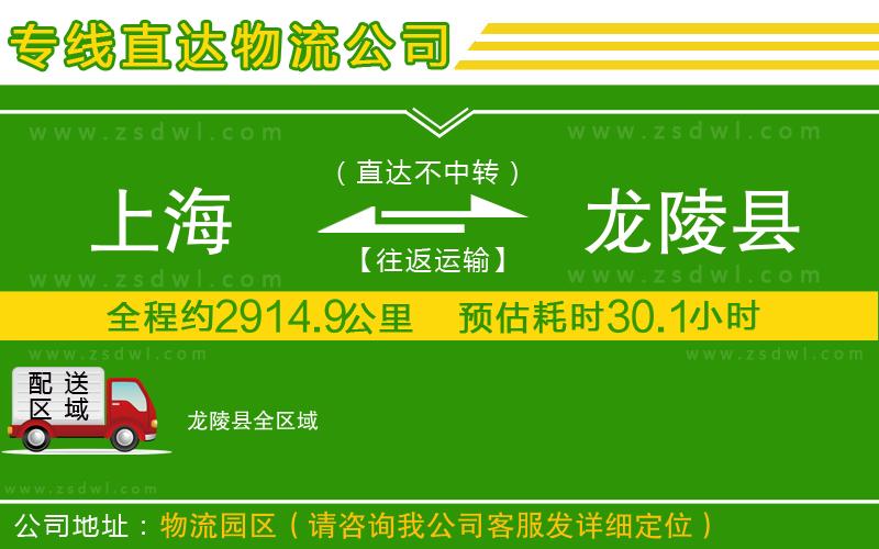 上海到龍陵縣物流專線