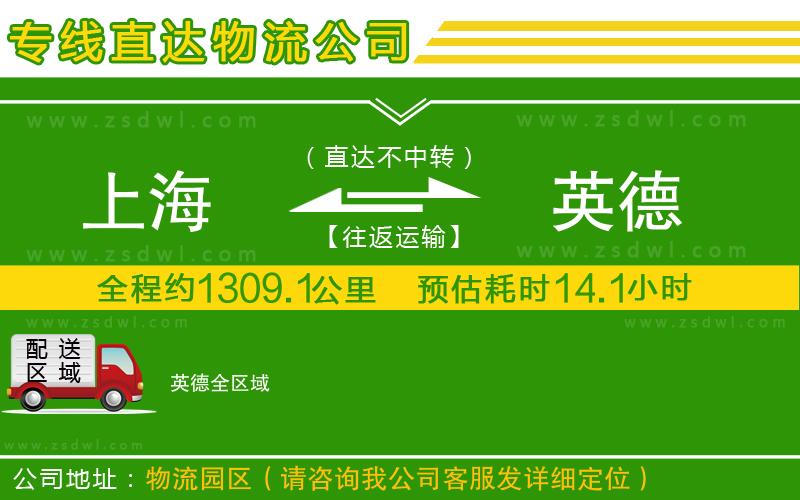 上海到英德物流專線