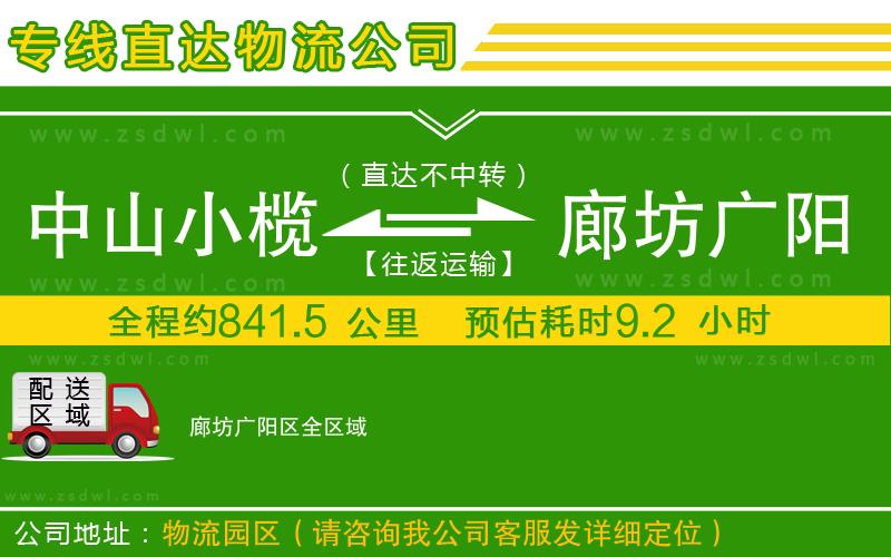 中山小欖到廊坊廣陽(yáng)區(qū)物流專(zhuān)線(xiàn) 中山小欖到廊坊廣陽(yáng)區(qū)物流專(zhuān)線(xiàn)