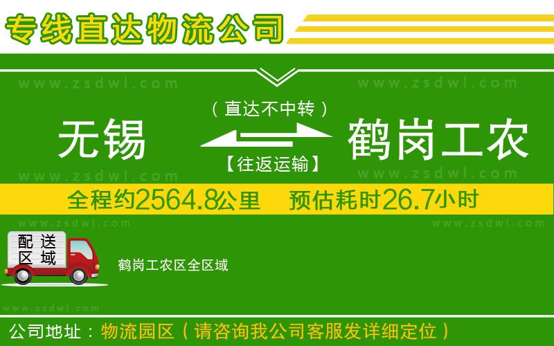 無錫到鶴崗工農(nóng)區(qū)物流公司 無錫到鶴崗工農(nóng)區(qū)物流公司