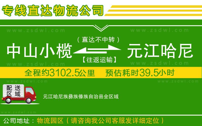 中山小欖到元江哈尼族彝族傣族自治縣物流專線 中山小欖到元江哈尼族彝族傣族自治縣物流專線