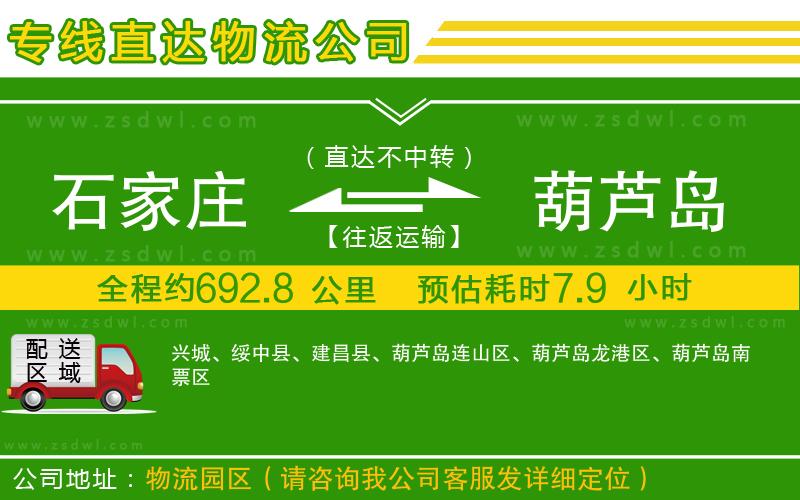 石家莊到葫蘆島物流專線 石家莊到葫蘆島物流專線