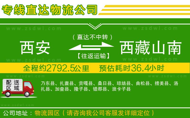 西安到西藏山南地區(qū)物流專線
