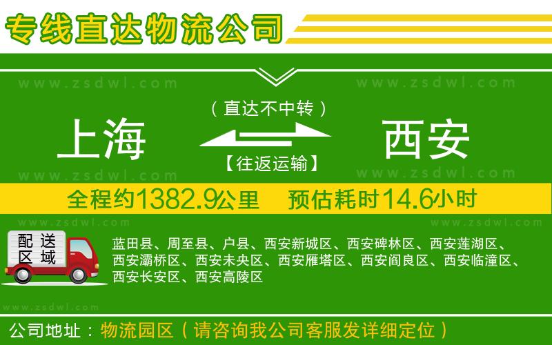 上海到西安物流公司