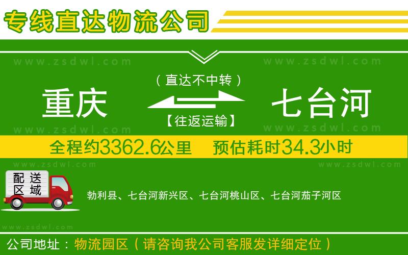 重慶到七臺(tái)河物流專線