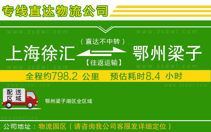 上海徐匯區(qū)到鄂州梁子湖區(qū)物流專線 上海徐匯區(qū)到鄂州梁子湖區(qū)物流專線