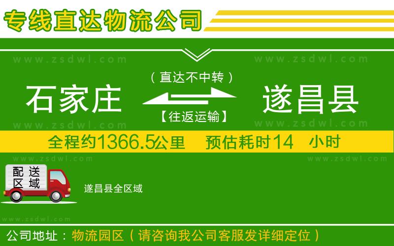 石家莊到遂昌縣物流公司