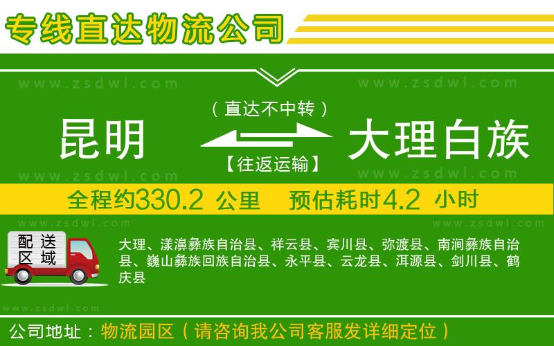 昆明到大理白族自治州物流公司 昆明到大理白族自治州物流公司