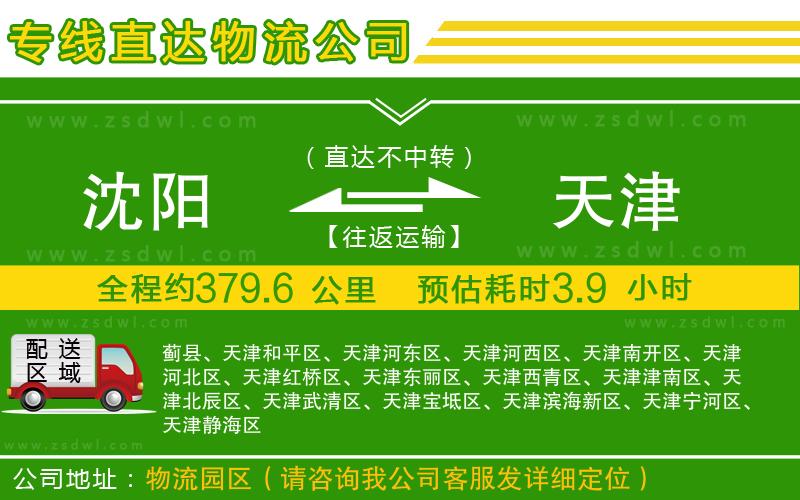 沈陽到天津物流公司