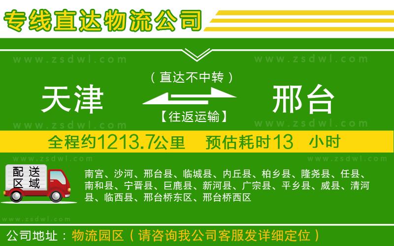 天津到邢臺物流專線
