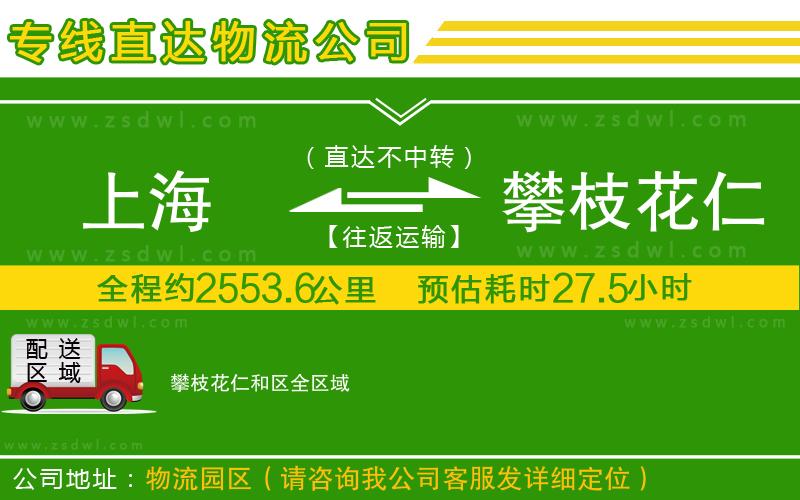 上海到攀枝花仁和區(qū)物流專(zhuān)線