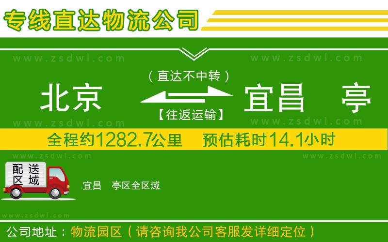 北京到宜昌猇亭區(qū)物流公司