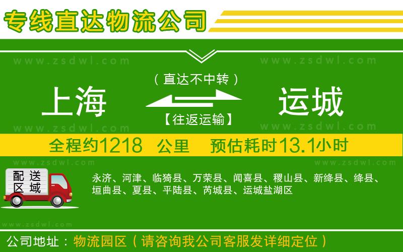 上海到運城物流公司