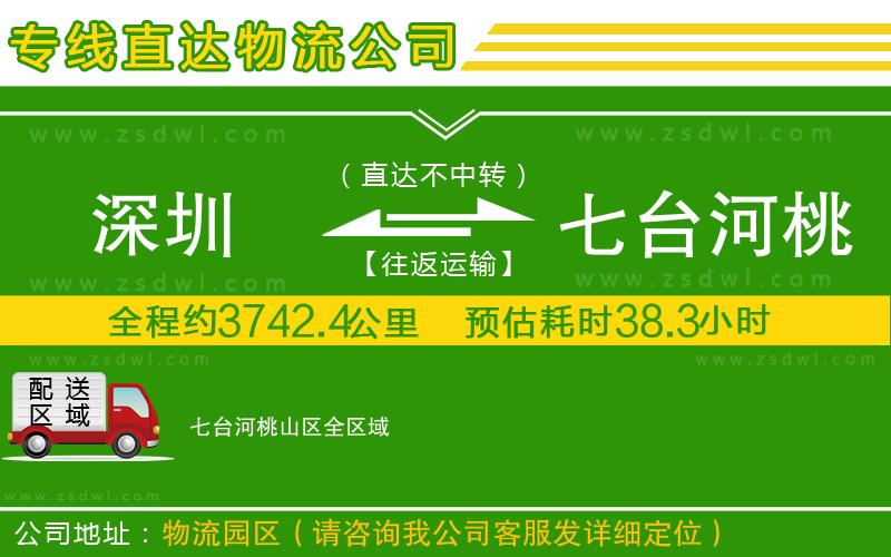 深圳到七臺河桃山區(qū)物流公司