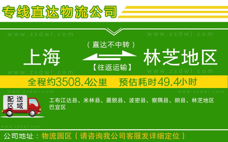 上海到林芝地區(qū)物流公司