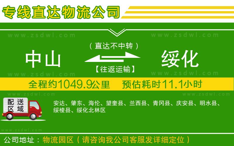 中山到綏化物流專線 中山到綏化物流專線