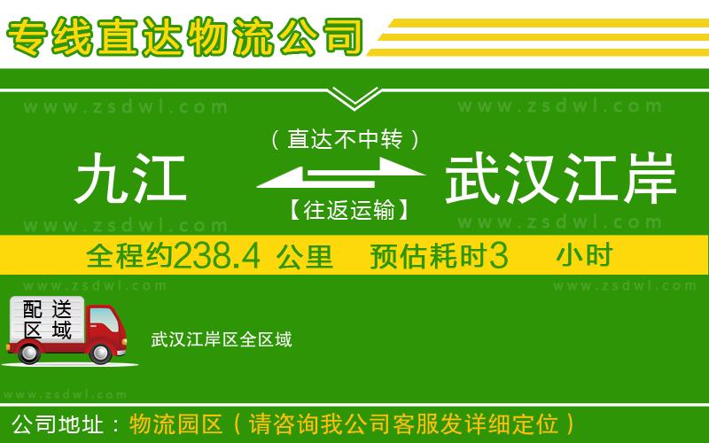 九江到武漢江岸區(qū)物流專線 九江到武漢江岸區(qū)物流專線