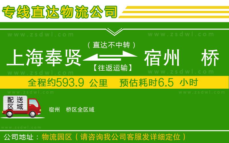 上海奉賢區(qū)到宿州埇橋區(qū)物流公司 上海奉賢區(qū)到宿州埇橋區(qū)物流公司