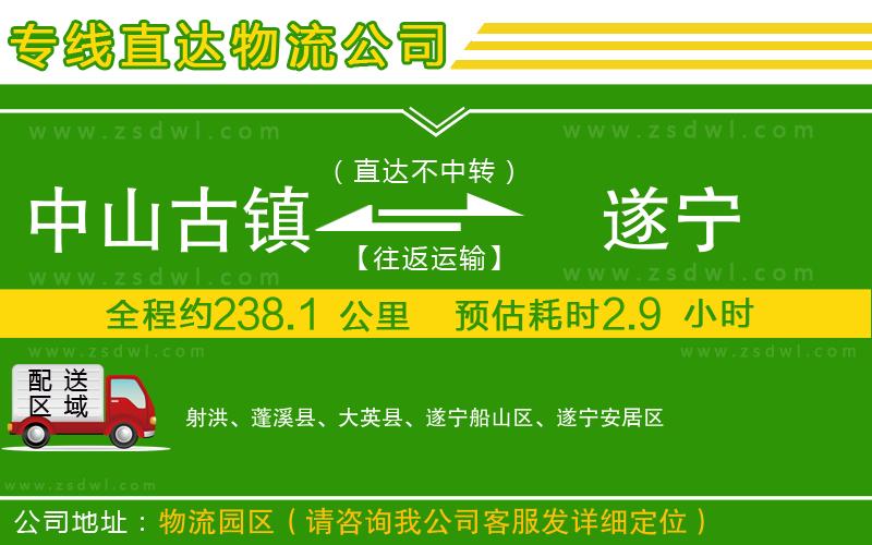 中山古鎮(zhèn)到遂寧物流專線
