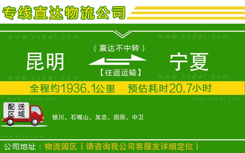 昆明到寧夏物流專線 昆明到寧夏物流專線