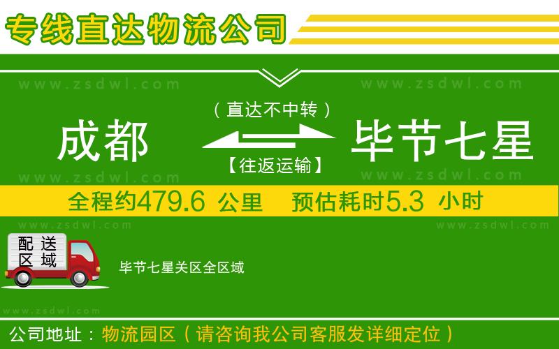 成都到畢節(jié)七星關(guān)區(qū)物流公司
