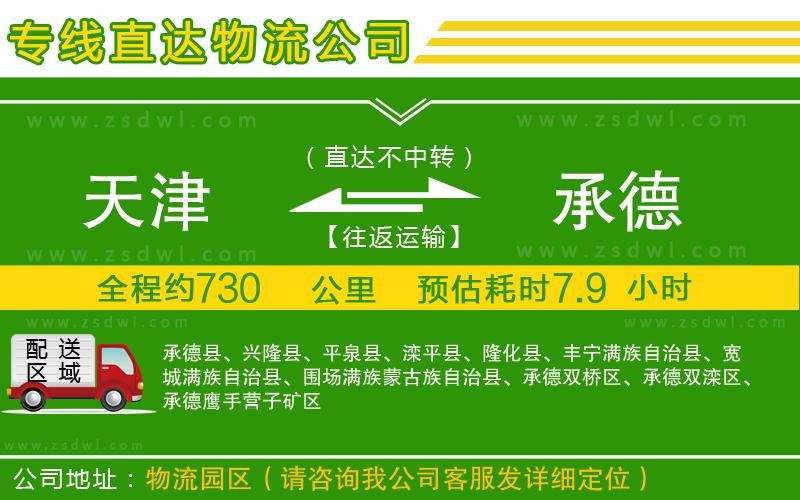 天津到承德物流專線
