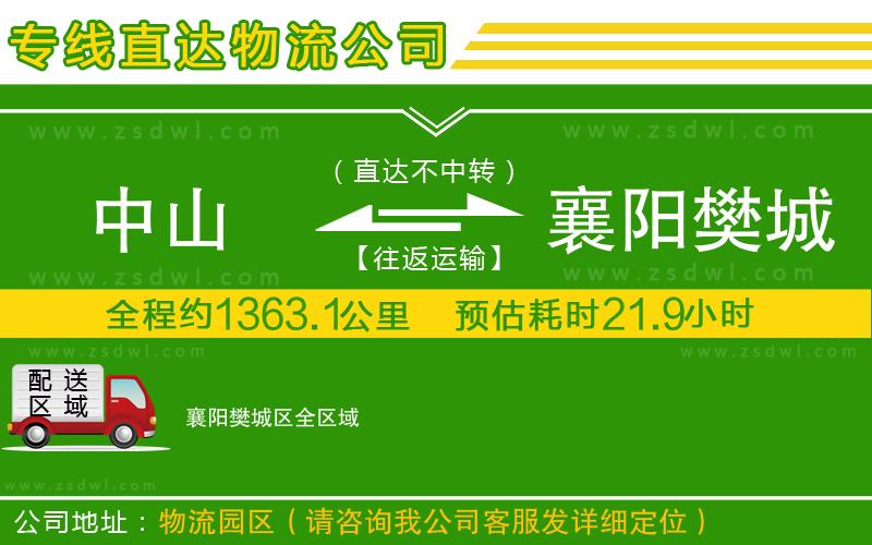 中山到襄陽樊城區(qū)物流專線 中山到襄陽樊城區(qū)物流專線