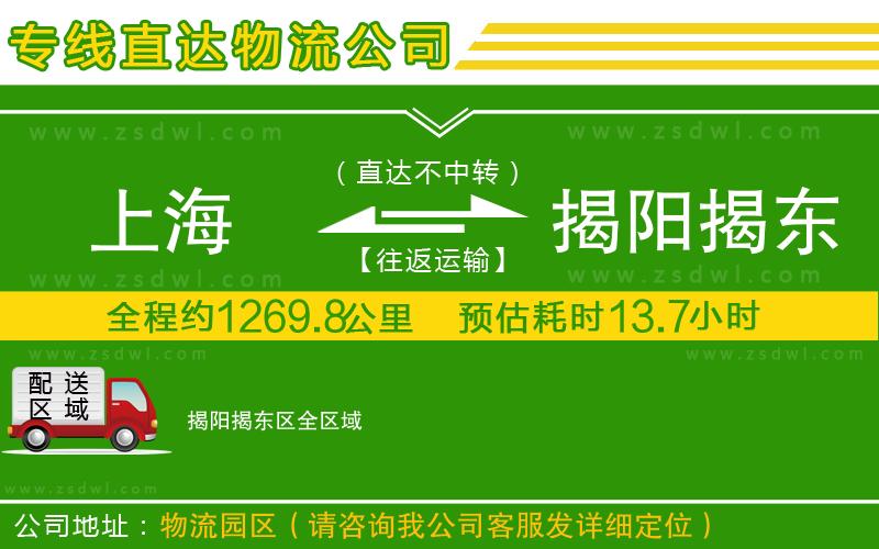 上海到揭陽揭東區(qū)物流專線