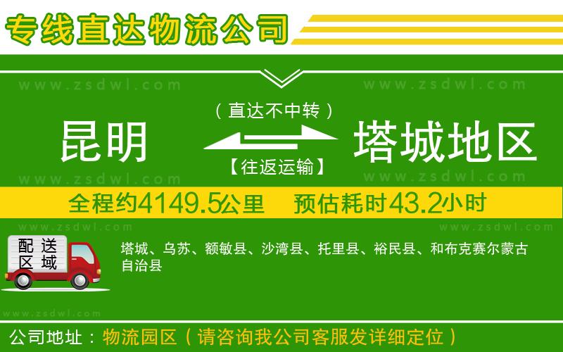 昆明到塔城地區(qū)物流專線 昆明到塔城地區(qū)物流專線