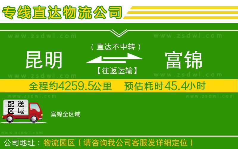 昆明到富錦物流專(zhuān)線