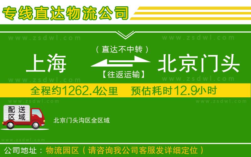 上海到北京門頭溝區(qū)物流公司