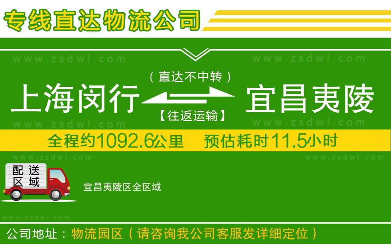 上海閔行區(qū)到宜昌夷陵區(qū)物流公司 上海閔行區(qū)到宜昌夷陵區(qū)物流公司