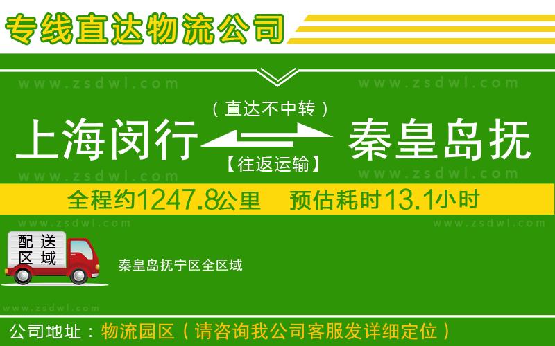 上海閔行區(qū)到秦皇島撫寧區(qū)物流公司 上海閔行區(qū)到秦皇島撫寧區(qū)物流公司